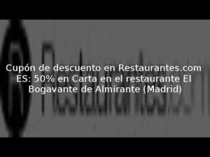 Utiliza cupones de descuento en restaurantes cuando salgas a comer.